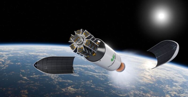 Constellation fairing separation.