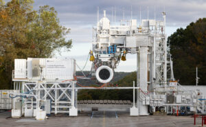 GE Aerospace completed testing at the end of 2025 for the NASA Turbofan Engine Power Extraction Demonstration project at the company's Peebles, Ohio, facility. Image source: GE Aerospace.