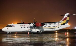 ATR 72 with AirBorneo livery
