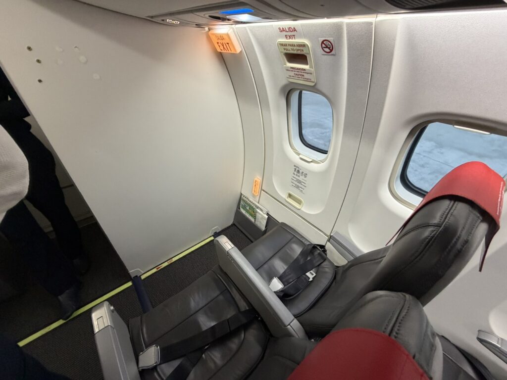 The front row of Iberia's ATR. 