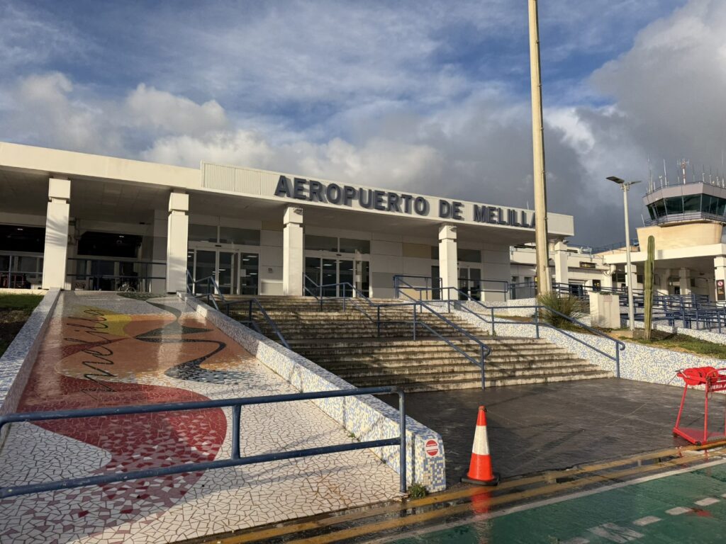 Outside of Melilla Airport