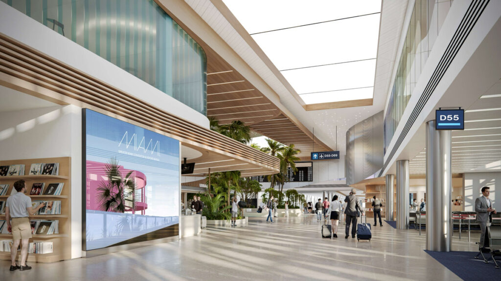 AA Rendering of the new American Airlines MIA concourse expansion
