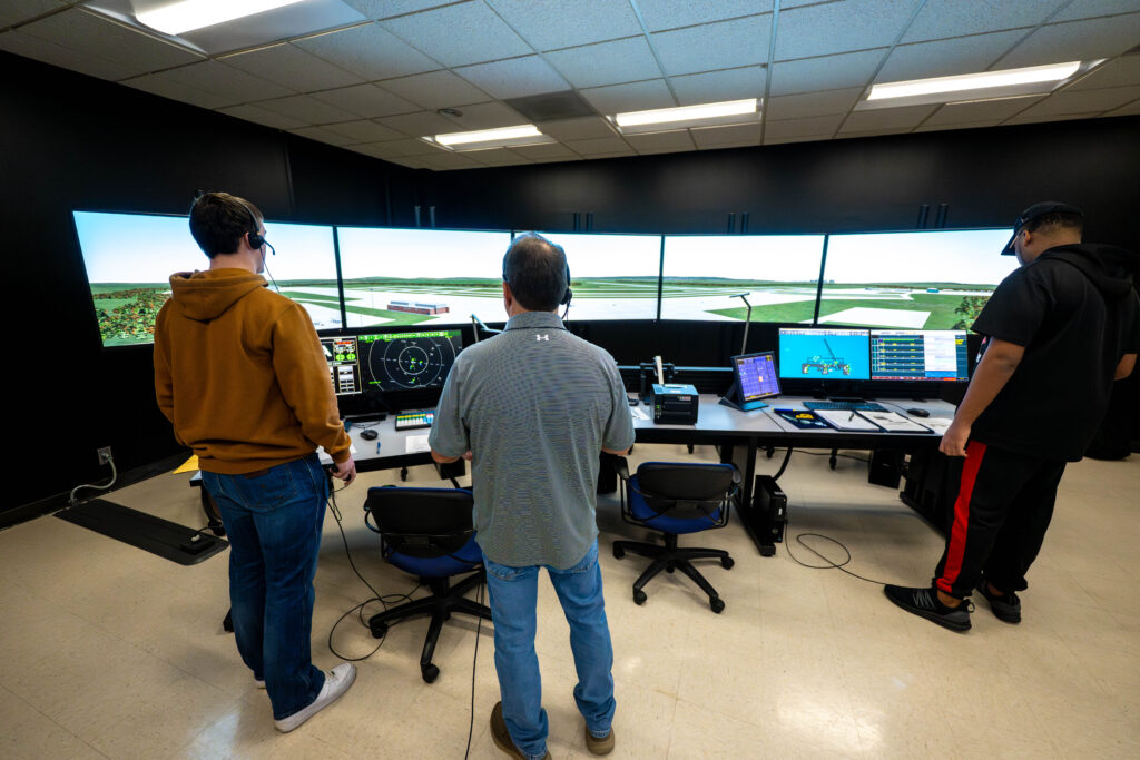 Air traffic control lab at ASU.
