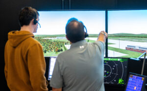 Air traffic control lab at ASU.