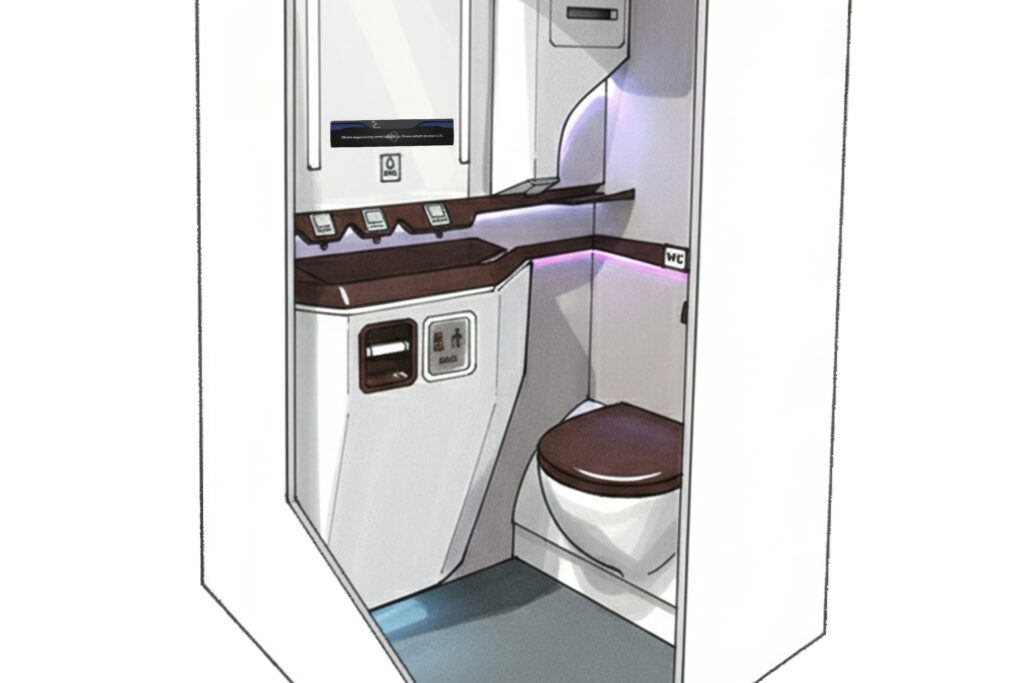 The Adaptive User Routing System rendering by Diehl Aviation.