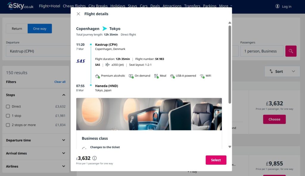 Routehappy data is seen delivering a visual flight shopping experience to customers