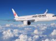 JAL Boeing 787-9 in flight