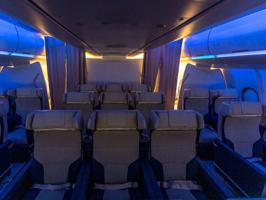 ITA Airways A330neo cabin interior.