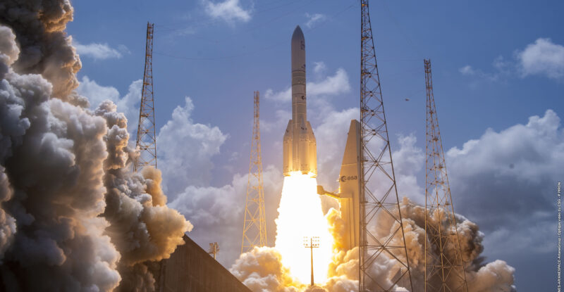Ariane 64 rocket launches Amazon LEO satellites from French Guiana