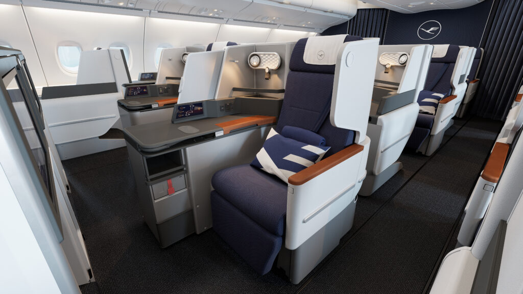 Lufthansa A380 business class cabin is based on Thompson VantageXL