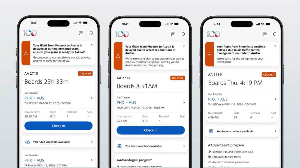 New app alerts are shown on three mobile devices.