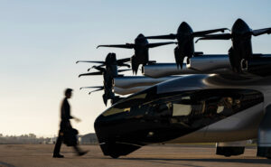 Archer eVTOL readying for take-off.