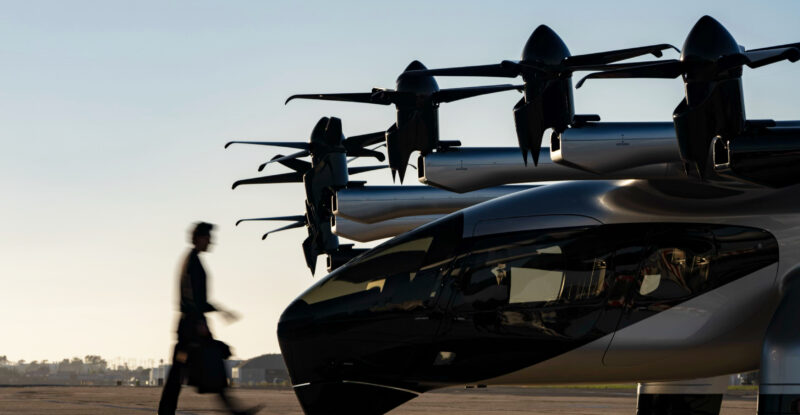 Archer eVTOL readying for take-off.