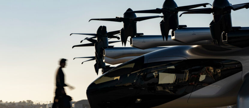 Archer eVTOL readying for take-off.