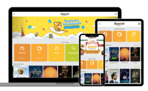 Tigerair Taiwan landing pages displayed on various devices.