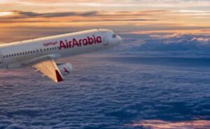 Air Arabia Airbus narrowbody in flight