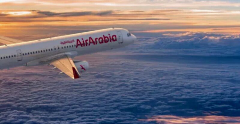 Air Arabia Airbus narrowbody in flight