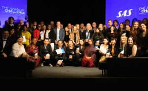 The Aviation Challenge winners smile for the camera