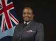 Image shows Wing Commander Joan Ochuodho in the photography studio at RAF Wittering on January 5th 2026.