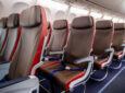 Aircraft seats with Scottish Leather Group seat covers.