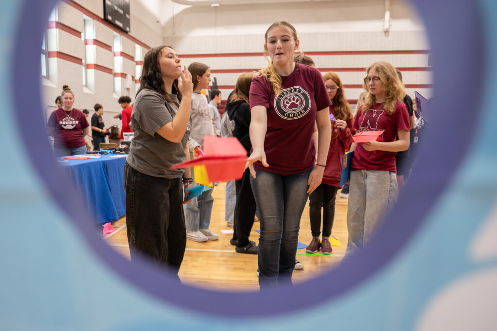 Students learn about a variety of different roles.