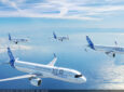 A320neo family in flight.
