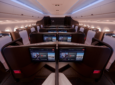 A350-1000 Delta One Suite – D1 cabin facing forward.