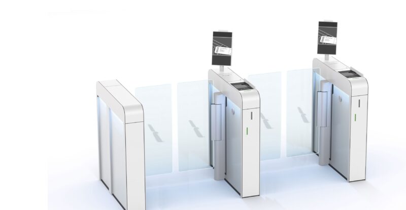 American Airlines Electronic Boarding Gate Rendering.