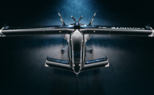 Rendering of new Horizon Aircraft Cavorite X7 hybrid-electric VTOL in-flight