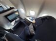 The Finnair A330 AirLounge business class seat.