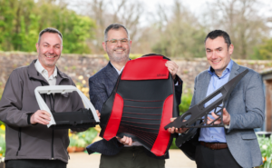 Pictured in advance of their attendance at Aircraft Interiors Expo (AIX) in Hamburg as part of Invest Northern Ireland’s trade mission are l-r IPC Director Graeme Bennett, Product Development/Account Manager Francis McCartan of Bradfor Ltd and Ronan Callan, Exact Group’s Director of Operations.