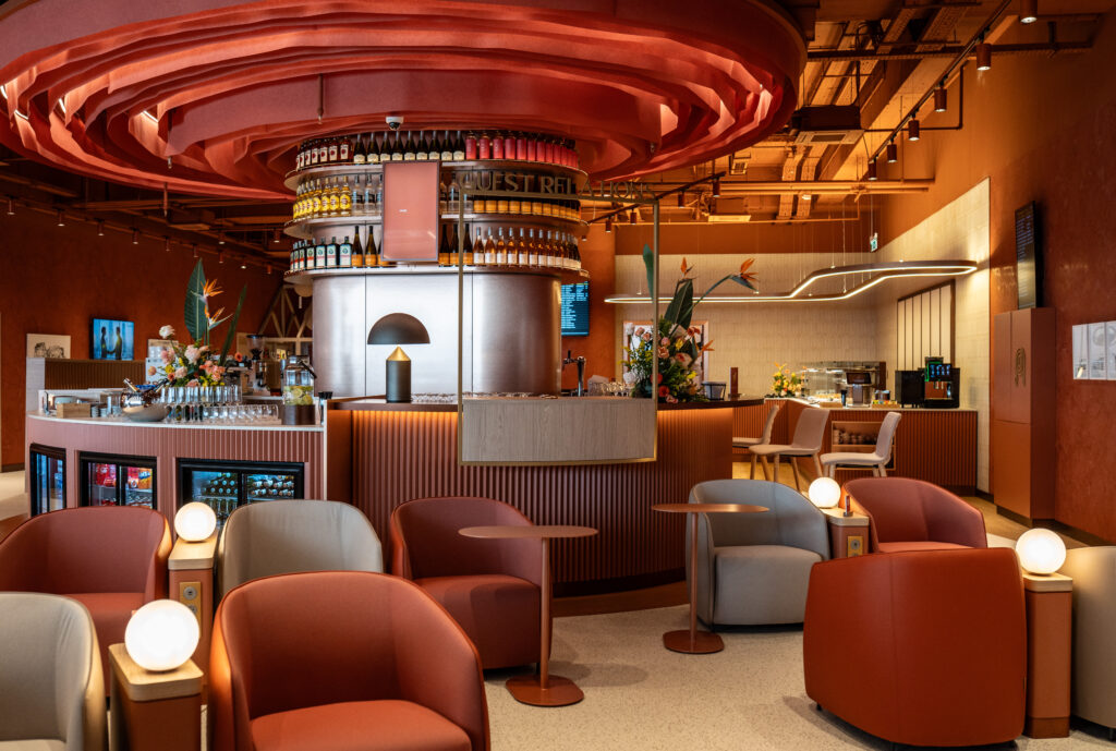 A wide variety of seating in the lounge