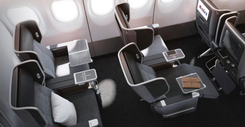 Rendering of JT220B Business Class Seats