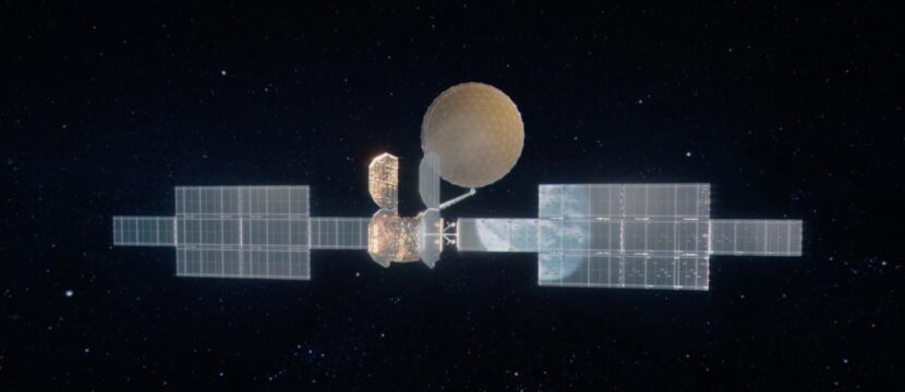 Rendering of ViaSat-3 F2 in space. Image: Viasat