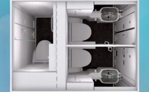 Diehl Aviation Space³ lavatory innovation is pictured