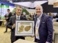 Tao Zhu, Chairman of Hainan Airlines, meeting with Keith Anderson, CEO of Thompson Aero Seating
