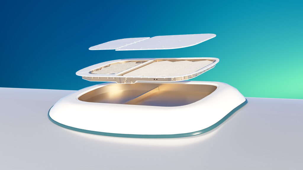 Viasat AERA antenna layers.