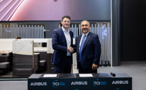 TCI and Airbus celebrate HBCplus MSP MOU at AIX 2026