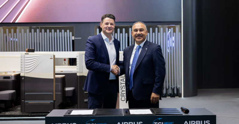 TCI and Airbus celebrate HBCplus MSP MOU at AIX 2026