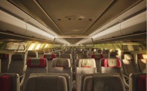 TAP Air Portugal Economy Prime cabin.