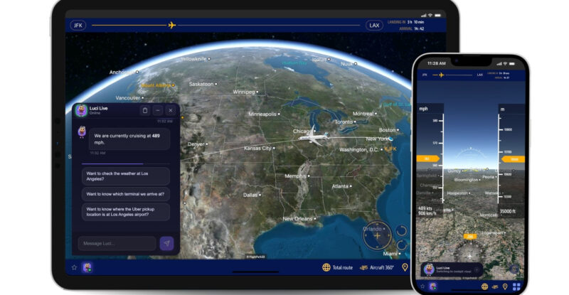 Luci Live by FlightPath3D displayed on various devices.