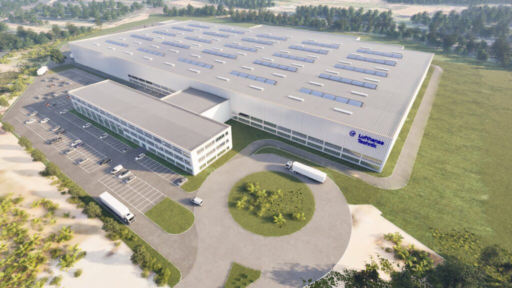 Lufthansa Technik new location in Santa Maria da Feira, south of Porto (Portugal)