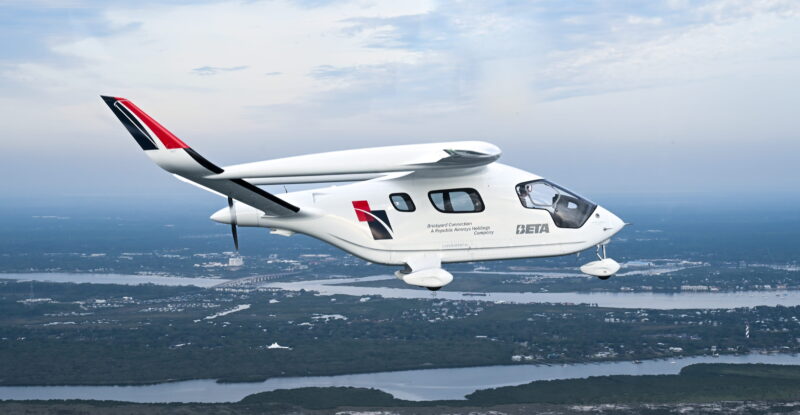 ALIA CTOL aircraft by BETA for Republic Airways.
