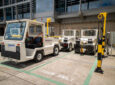 Hawaiian Airlines electric ground support equipment.