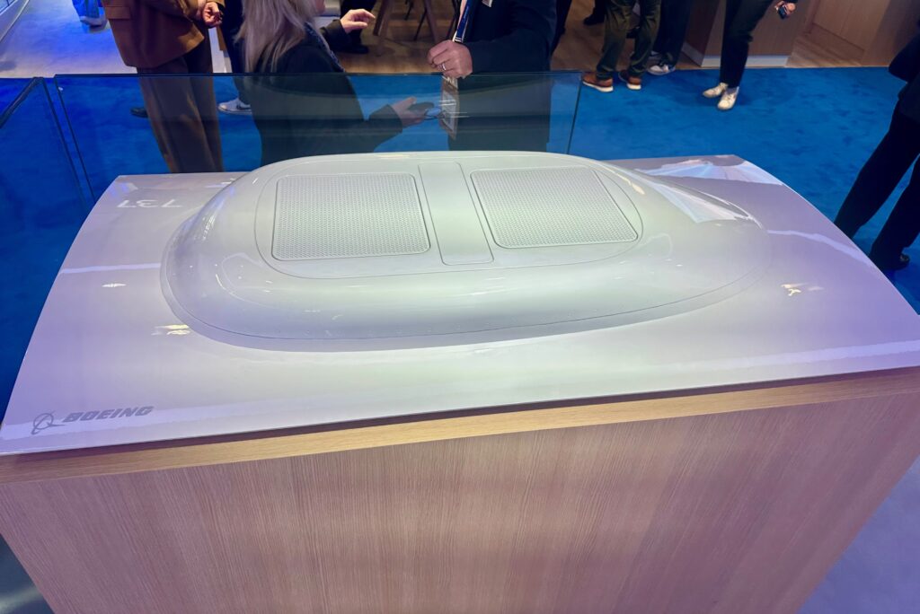 Boeing Aerodynamic Shroud in display at AIX 2026 