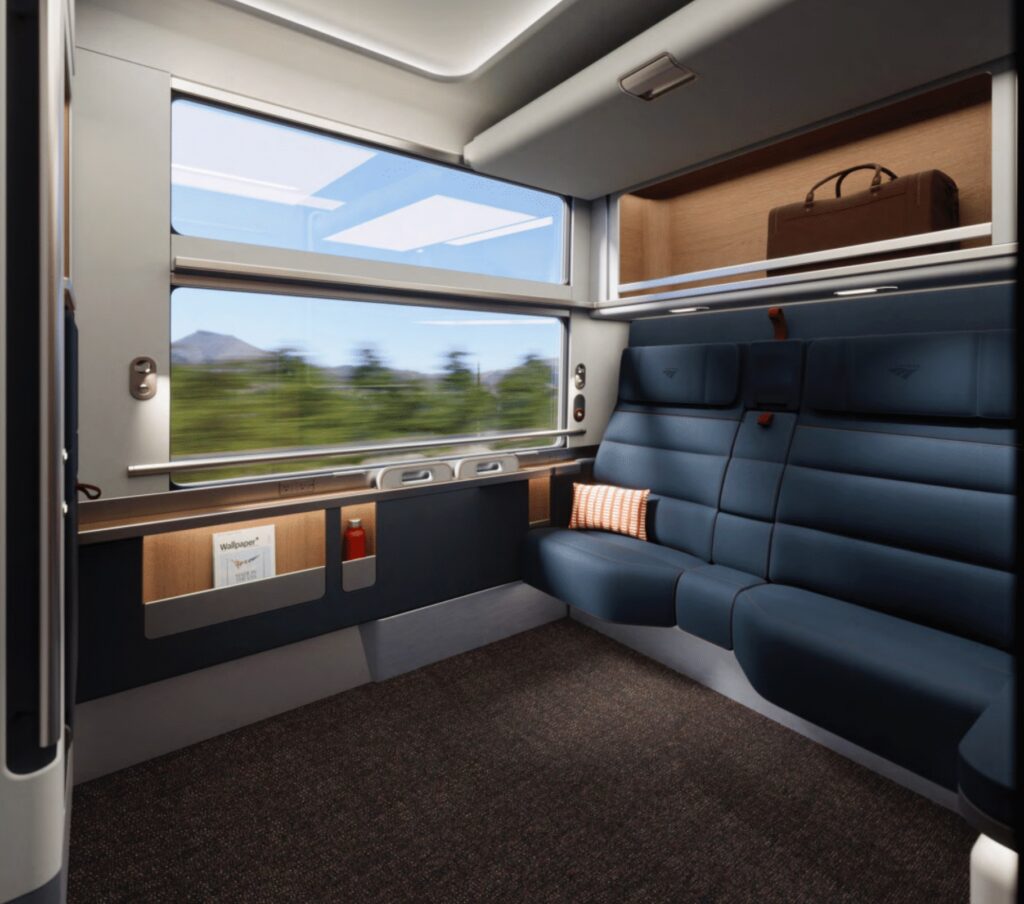 Amtrak Accessible Bedroom for Superliner