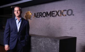 The CEO of Aeromexico, Dr. Andres Conesa, is pictured