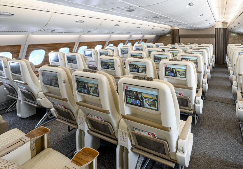 Premium Economy in the newly retrofitted A380 aircraft.