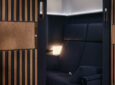 Lufthansa Allegris first class suite entry way.