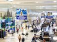 A busy Minneapolis-St. Paul International Airport terminal.